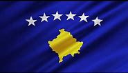 Flag of Kosovo Waving [FREE TO USE]