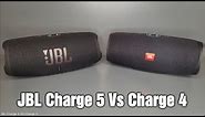 JBL Charge 4 VS Charge 5 Bluetooth Speakers - 4K Review