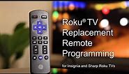 66814: GE Replacement Roku TV Remote - Operation