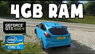 Forza Horizon 4 on 4GB RAM + Core i3 (Low End PC) | BEST CAR RACING GAME FOR 4GB RAM?