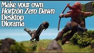 How to Make a Horizon Zero Dawn Desktop Diorama From Scratch // No 3D Printer Required!