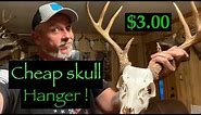 How to mount a euro deer skull. DIY Hanger