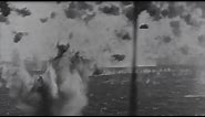 Okinawa Japanese Kamikaze Attack on US Navy Fleet WW2 Footage April 1945