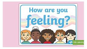 How Are You Feeling? Display Poster