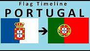 Flag of Portugal : Historical Evolution (with Portuguese national anthem)