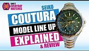 Seiko Coutura Model Lineup Compared and Review.