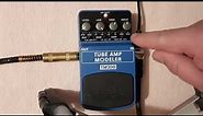 Behringer TM300 tube amp modeller | Preamp pedal review and demo