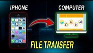 How to transfer files from IPHONE to PC without Losing Quality|2 Best Ways