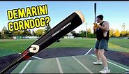 Hitting with the DeMarini CORNDOG | Wood Composite Baseball Bat Review