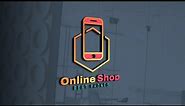 Mobile Phone Shop Logo Design | How To Make Logo