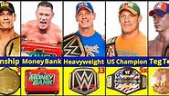 List Of John Cena WWE All Championship Wins