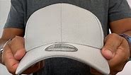 New Era 39THIRTY-BLANK Light Grey Flex Fitted Hat