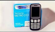 samsung METRO 313 Mobile unboxing, Feature in Hindi