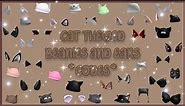 CODES FOR CAT THEMED BEANIES AND EARS || FOR BLOXBURG AND BROOKHAVEN || ROBLOX ||