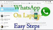 How to open WhatsApp on Laptop or Computer and Send Location?