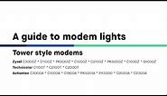 A Guide to CenturyLink Tower or Box-Style Modem/Router Lights