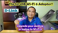 D-Link AX1800 Wi-Fi 6 USB Adapter: The first usb wifi 6 adapter