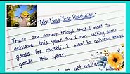 My New Year Resolution 2023 Essay / New Year Resolution in English / How to make New Year Resolution