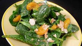 Spinach and Mandarin Orange Salad Recipe | Show Me The Curry