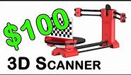 $100 DIY Ciclop 3D Scanner - LIVE laser scanner build and first test!