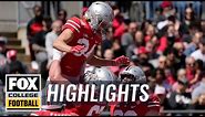 Ohio State Football spring game highlights | CFB on FOX