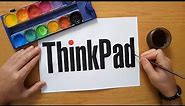 How to draw the ThinkPad logo - Lenovo ThinkPad