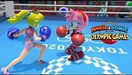 Mario & Sonic At The Olympic Games Tokyo 2020 Boxing Peach VS Amy + Metal Sonic & Shadow Gameplay