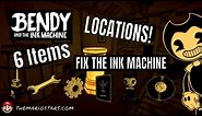 Bendy And The Ink Machine - Fix The Ink Machine - 6 Objects - BATIM