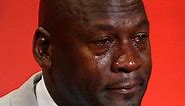 Crying Michael Jordan