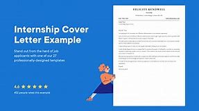 Internship Cover Letter Examples & Expert Tips