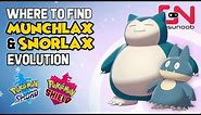 Where to find Munchlax & How to Evolve Into Snorlax - Pokemon Sword and Shield