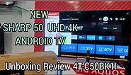 Review Sharp UHD 4K TV | Sharp 50 inch Android TV | SHARP 4T-C50BK1I