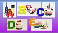 3rd Edition ABC Phonics A-E with LEGO part 1