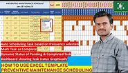 How to use Excel Template Preventive Maintenance Scheduling
