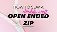 How to Sew an Open Ended Zip | Teach Me Fashion