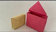 Origami Paper Handbag Shape Envelope (Without Glue Tape) | Making Easy Paper Bag Envelopes
