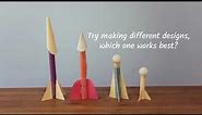 Activities for Kids: Make a Paper Rocket Fly! Inspired by Boeing's Space Launch System