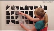Chalkboard Wall Decal - How to install our chalkboard wall calendar - looksugar *
