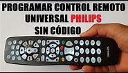 Cómo programar un control remoto universal Philips a cualquier televisor sin código