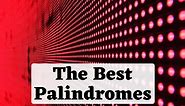 355 Best Palindromes in English - Funny, Longest, Places
