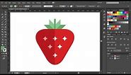 How to Draw a Strawberry in Adobe Illustrator