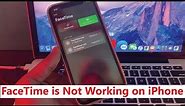 Facetime Not Working iPhone X Xr Xs Max / 11 Pro Max / 12 Pro max / 13 Pro Max / 14 Pro Max | iOS 16