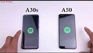 SAMSUNG A50 vs A30s | Speed Test & Size Comparison