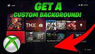 How To Get A CUSTOM BACKGROUND On Xbox One! (fast & easy method!)