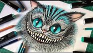 Drawing CHESHIRE CAT - ALICE IN WONDERLAND 🐱 | Juanca Hierro