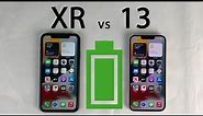 iPhone 13 vs iPhone XR Battery Life DRAIN Test
