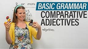 English Grammar: Comparative Adjectives