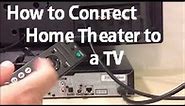 How to Connect a Home Theater to a TV