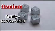 Osmium : The Densest Metal on the Earth || 3D Atomic Structure ||