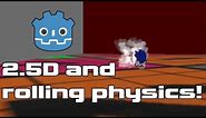Rolling physics and 2.5D - Badnik Framework Devlog #2 (Sonic in Godot)